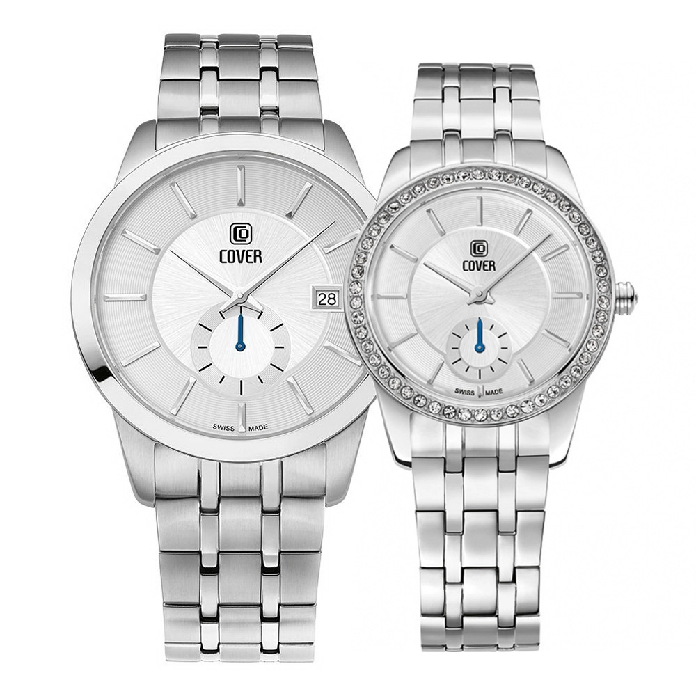 ساعت مچی ست زنانه مردانه کاور COVER-CO173.02-CO174.02