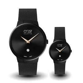 خرید ساعت مچی ست زنانه مردانه کرست مدل Crest 6027G-1 با بهترین قیمت