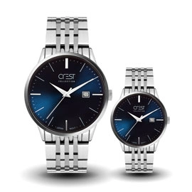 خرید ساعت مچی ست زنانه مردانه کرست مدل Crest 6025G-4 با بهترین قیمت