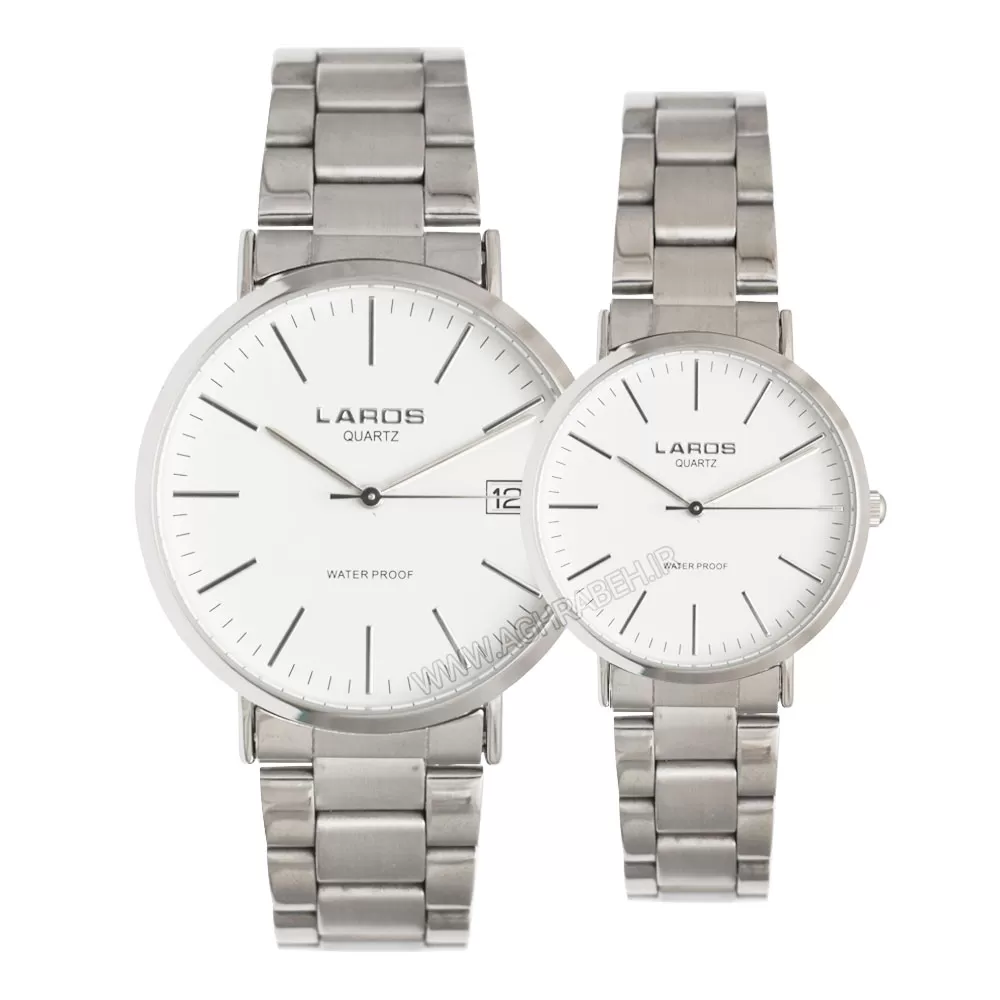 ساعت مچی ست زنانه مردانه لاروس Laros 0917-80079-D-0320-80080.1.1.1.1