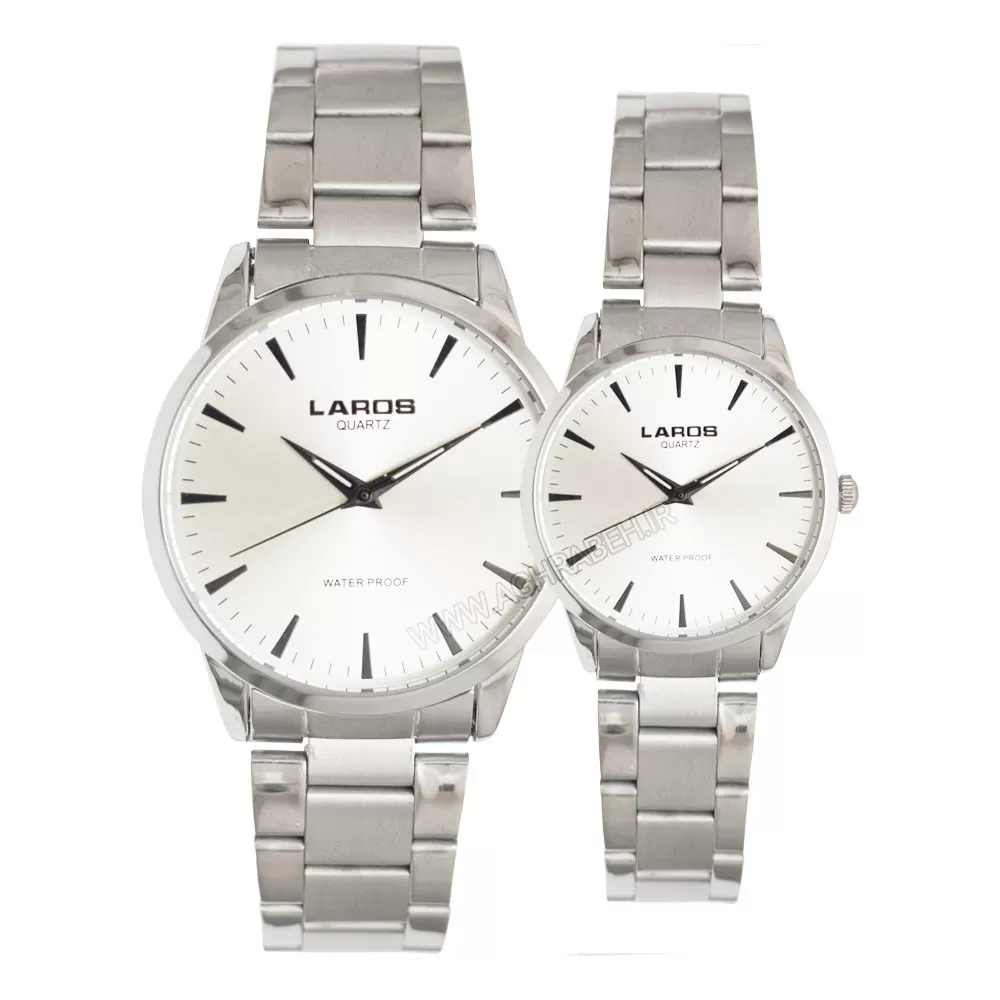 ساعت مچی ست زنانه مردانه لاروس Laros 1020-80140-1117-80139.1.1.1.6