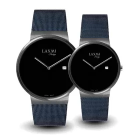خرید ساعت مچی ست زنانه مردانه لاکسمی مدل 8043-3-8045-3 با بهترین قیمت