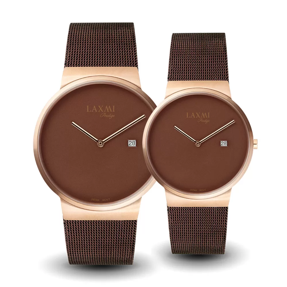 ساعت مچی ست زنانه مردانه لاکسمی 8043-4-8045-4