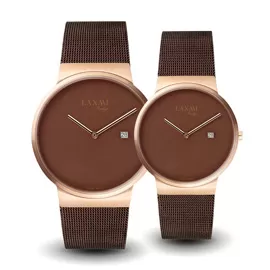 خرید ساعت مچی ست زنانه مردانه لاکسمی مدل 8043-4-8045-4 با بهترین قیمت