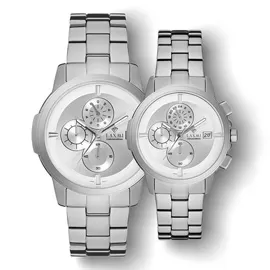 خرید ساعت مچی ست زنانه مردانه لاکسمی مدل 8502G-20-8502L-20 با بهترین قیمت