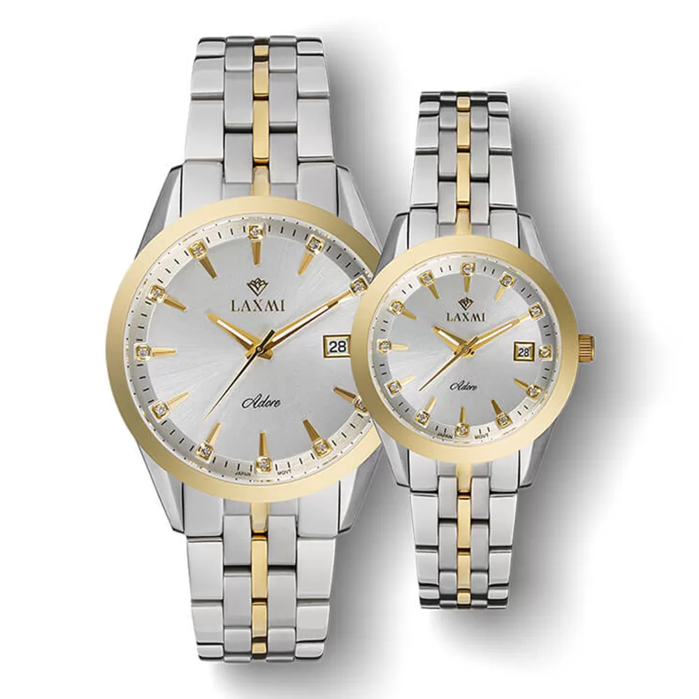 ساعت مچی ست زنانه مردانه لاکسمی 8505G-2-8505L-2