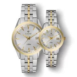 خرید ساعت مچی ست زنانه مردانه لاکسمی مدل 8505G-2-8505L-2 با بهترین قیمت