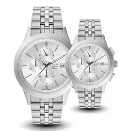 خرید ساعت مچی ست زنانه مردانه لاکسمی مدل 8509G-11-8509L-11 با بهترین قیمت