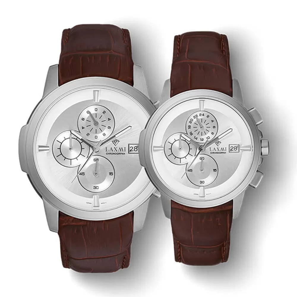 ساعت مچی ست زنانه مردانه لاکسمی 8502G-5-8502L-5