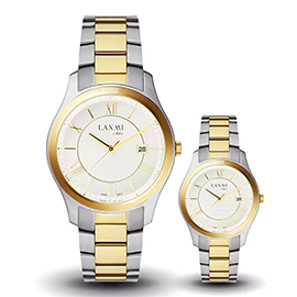 خرید ساعت مچی ست مردانه و زنانه لاکسمی مدل laxmi 8094-8095-3 با بهترین قیمت