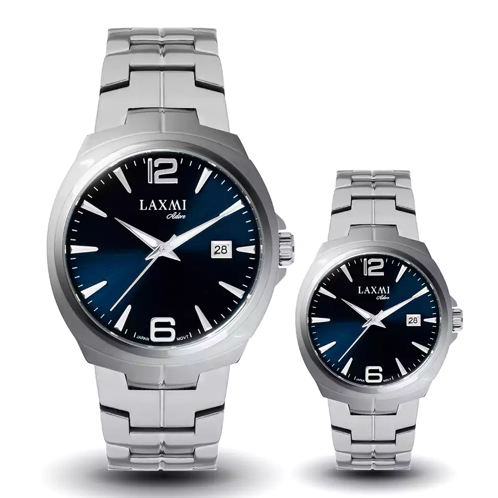 ساعت مچی ست مردانه و زنانه لاکسمی laxmi 8107-8108-1