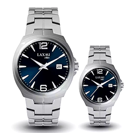 خرید ساعت مچی ست مردانه و زنانه لاکسمی مدل laxmi 8107-8108-1 با بهترین قیمت