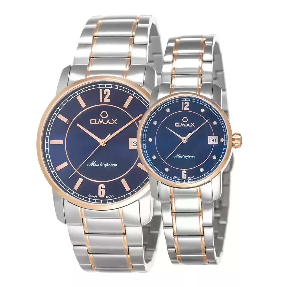 ست ساعت مچی مردانه زنانه اوماکس