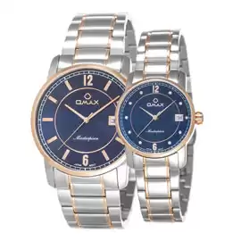خرید ست ساعت مچی مردانه زنانه اوماکس مدل MG25C4CI-ML25C4CI با بهترین قیمت