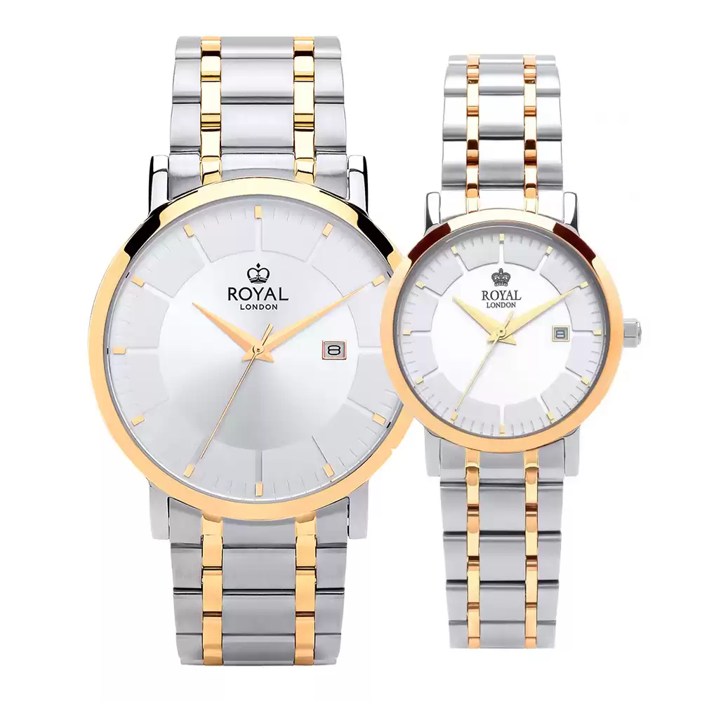 ساعت مچی ست زنانه مردانه رویال لندن 41462-03-21462-03