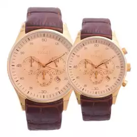 خرید ساعت مچی ست زنانه مردانه ویولت s18 مدل violet-0227g-l-4-8-11 با بهترین قیمت