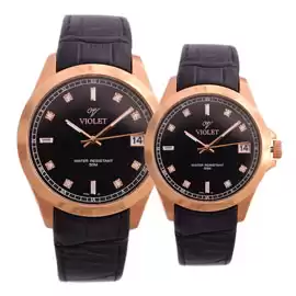 خرید ساعت مچی ست زنانه مردانه ویولت s17 مدل violet-0461g-l-5-6-6 با بهترین قیمت