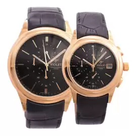 خرید ساعت مچی ست زنانه مردانه ویولت s20 مدل violet-0402g-l-4-6-6 با بهترین قیمت