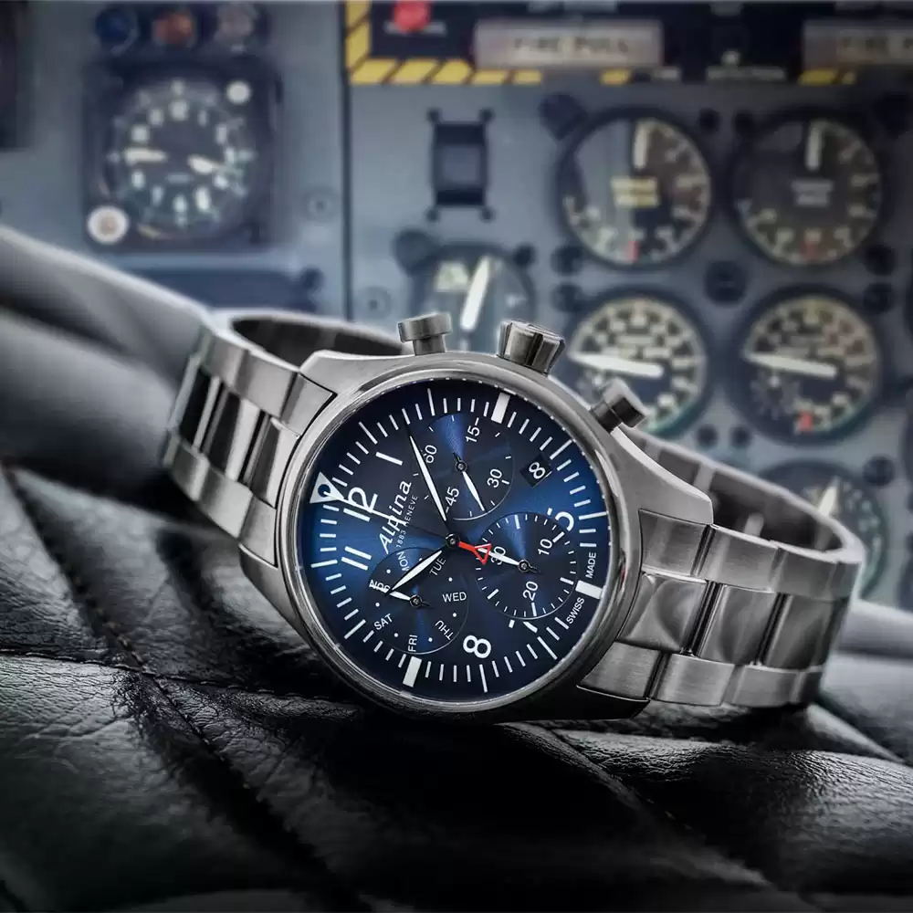 ساعت مچی مردانه آلپینا ALPINA-AL-371NN4S6B