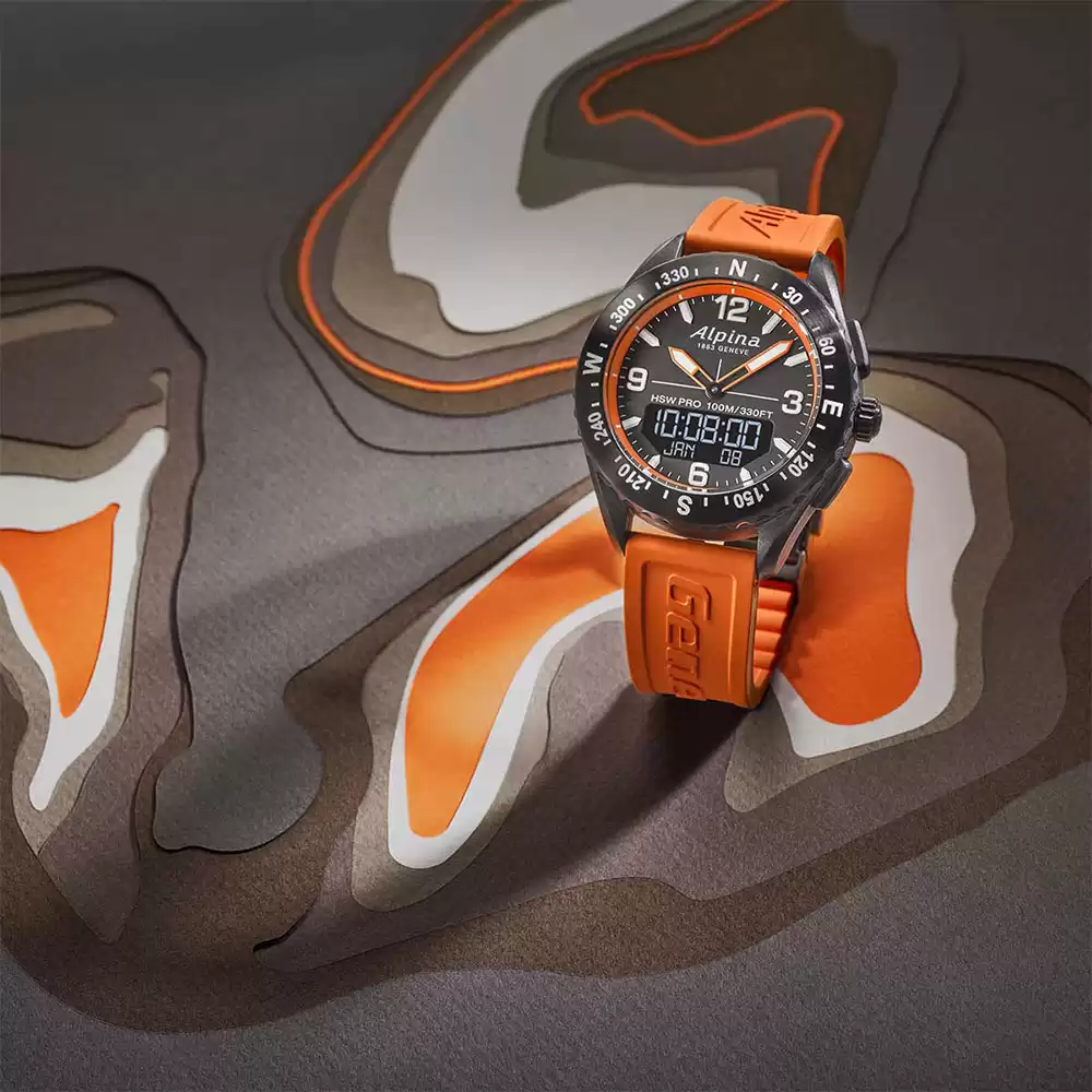 ساعت مچی هوشمند مردانه آلپینا ALPINA-AL-283LBO5AQ6