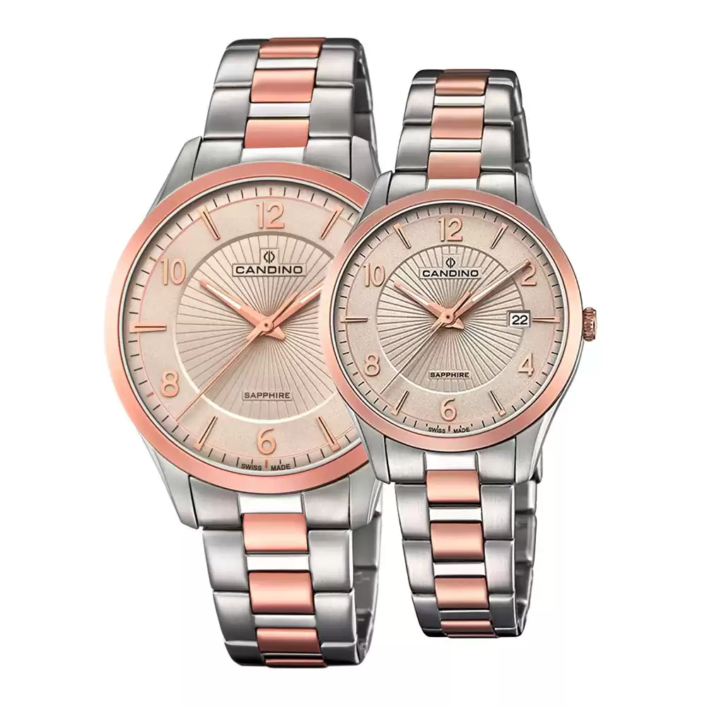 ست ساعت مچی مردانه زنانه کاندینو CANDINO C4609/2-C4610/2