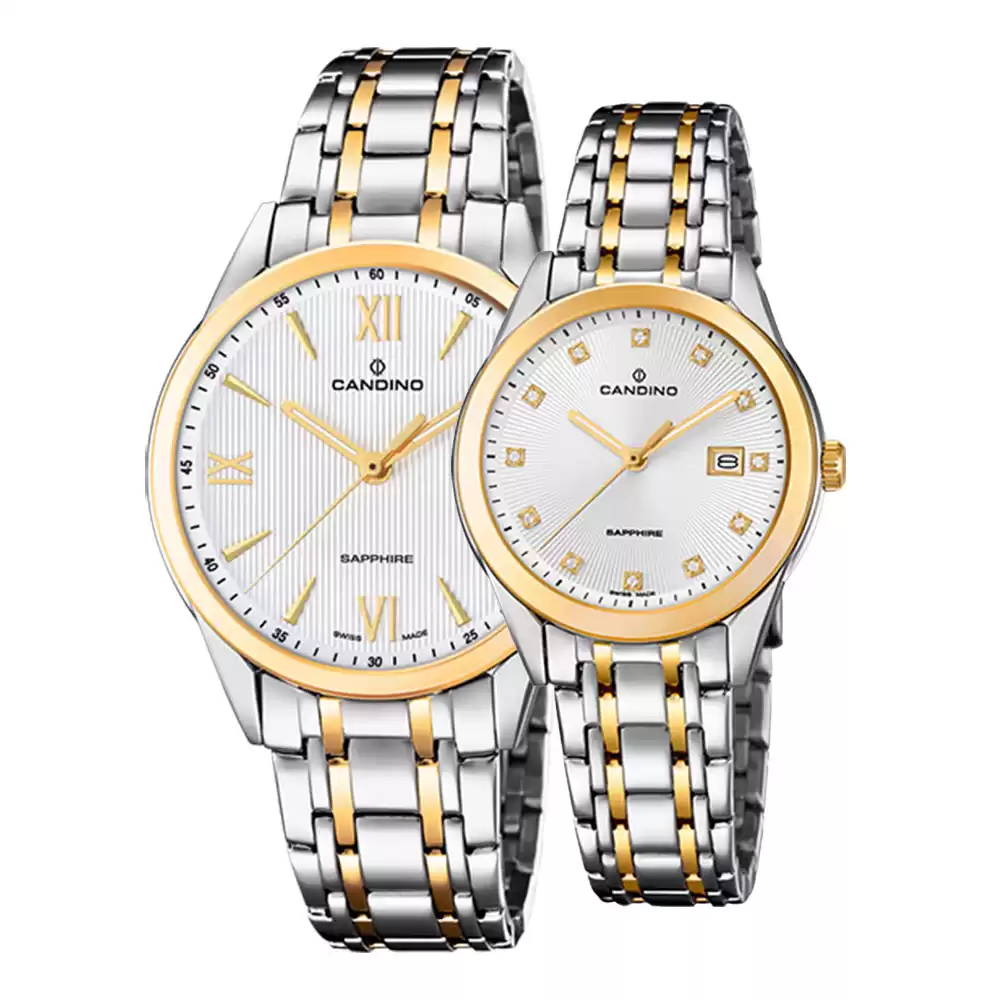 ست ساعت مچی مردانه زنانه کاندینو CANDINO C4694/1-C4695/1