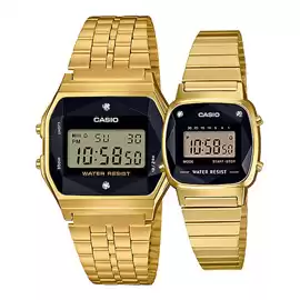 خرید ساعت مچی ست زنانه و مردانه کاسیو مدل casio A159WGED-1D-LA670WGAD-1D با بهترین قیمت