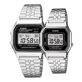 خرید ساعت مچی ست زنانه و مردانه کاسیو مدل casio A159W-N1D-LA680WA-1D با بهترین قیمت