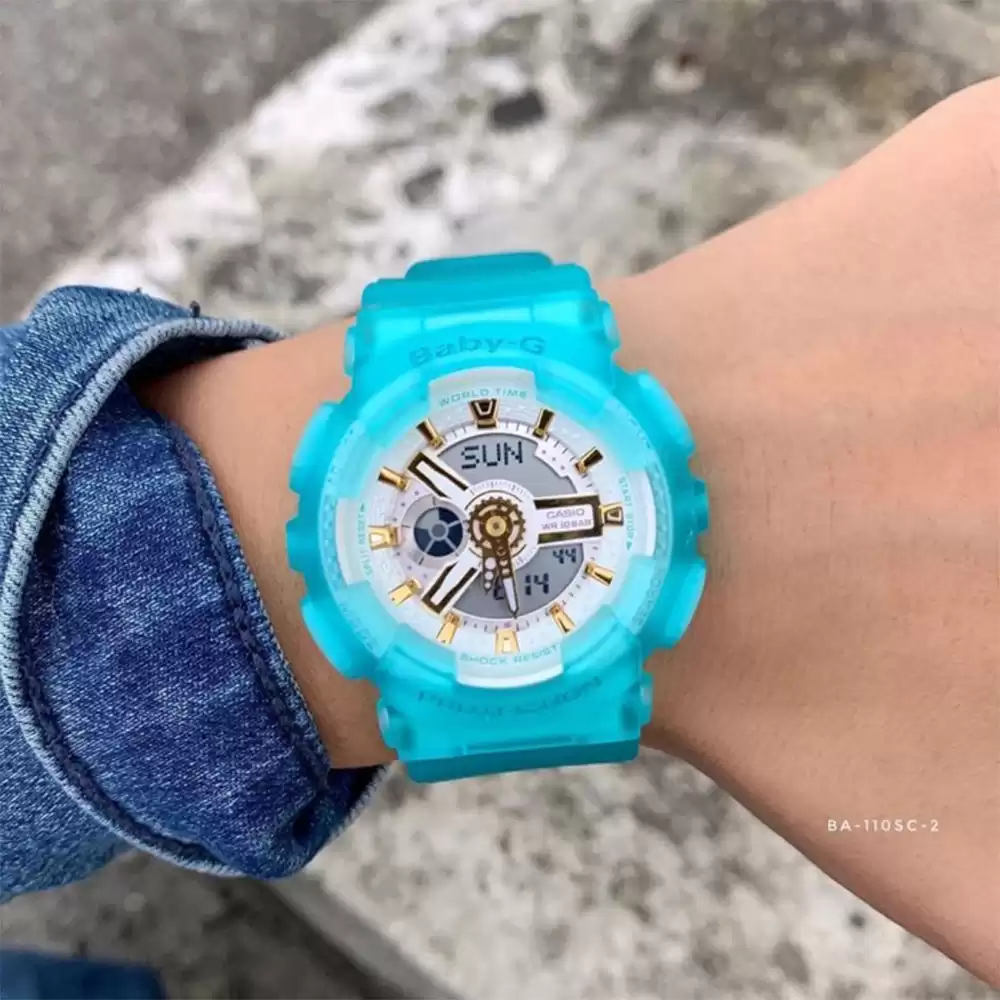 ساعت مچی زنانه بی‌بی‌جی Baby-G BA-110SC-2A