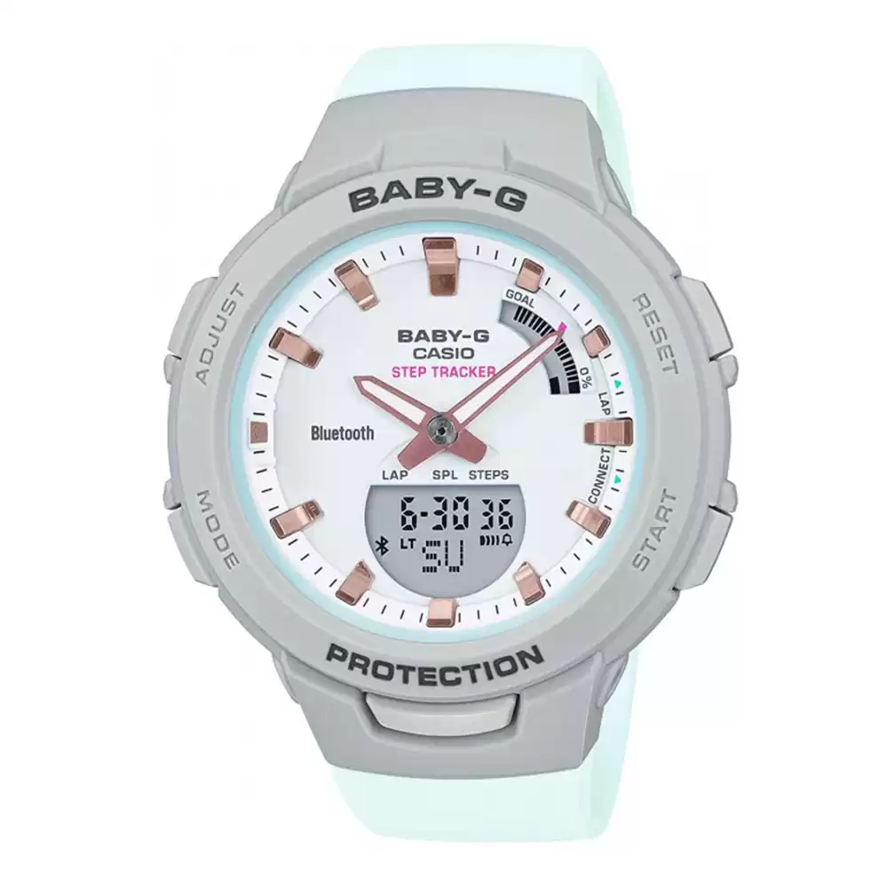 ساعت مچی هوشمند زنانه بی‌بی‌جی Baby-G BSA-B100MC-8A
