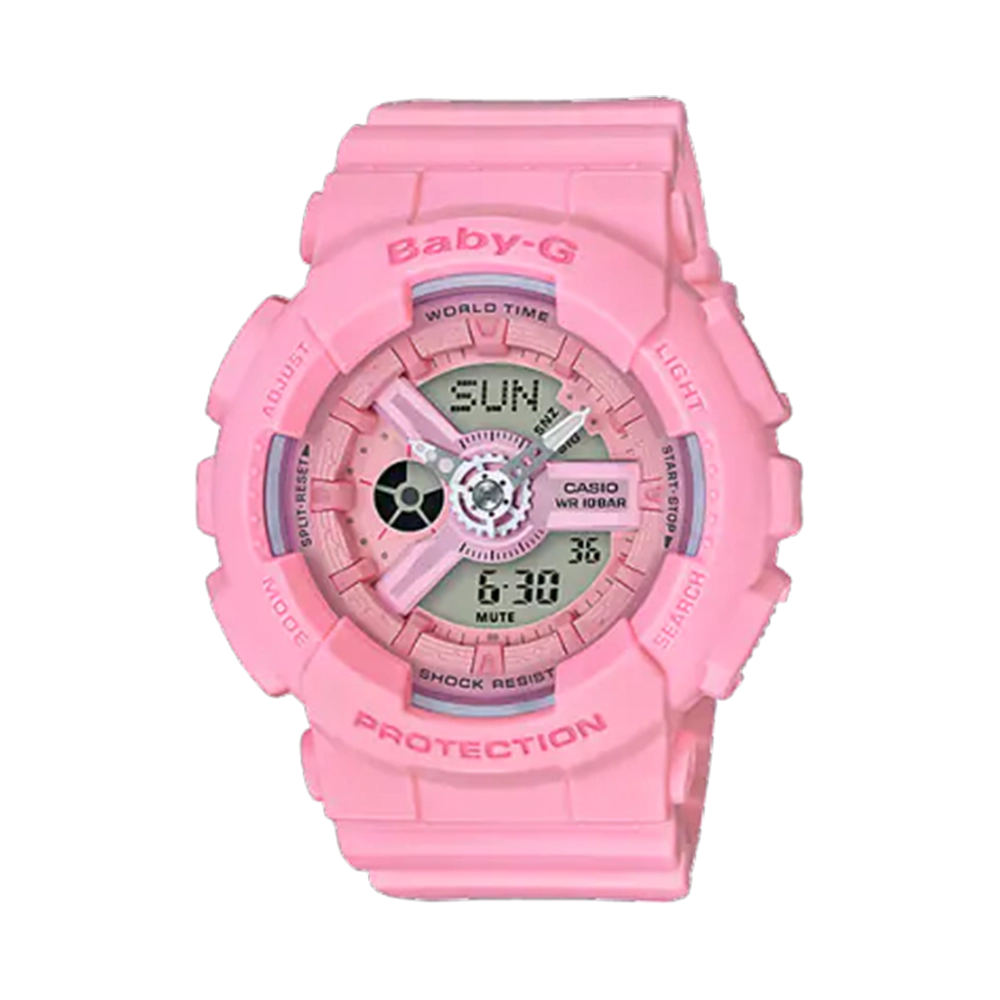 ساعت مچی زنانه بی‌بی‌جی baby-g BA-110-4A1