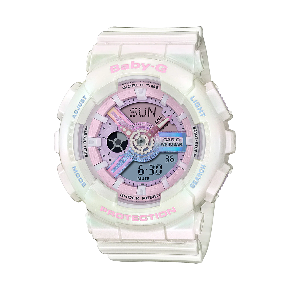 ساعت مچی زنانه بی‌بی‌جی baby-g BA-110PL-7A1