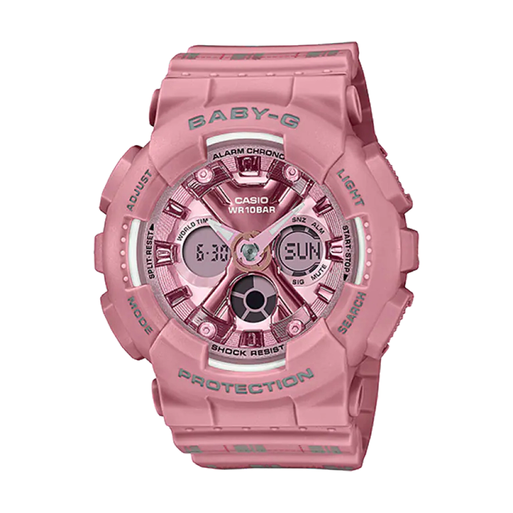 ساعت مچی زنانه بی‌بی‌جی baby-g BA-130SP-4A