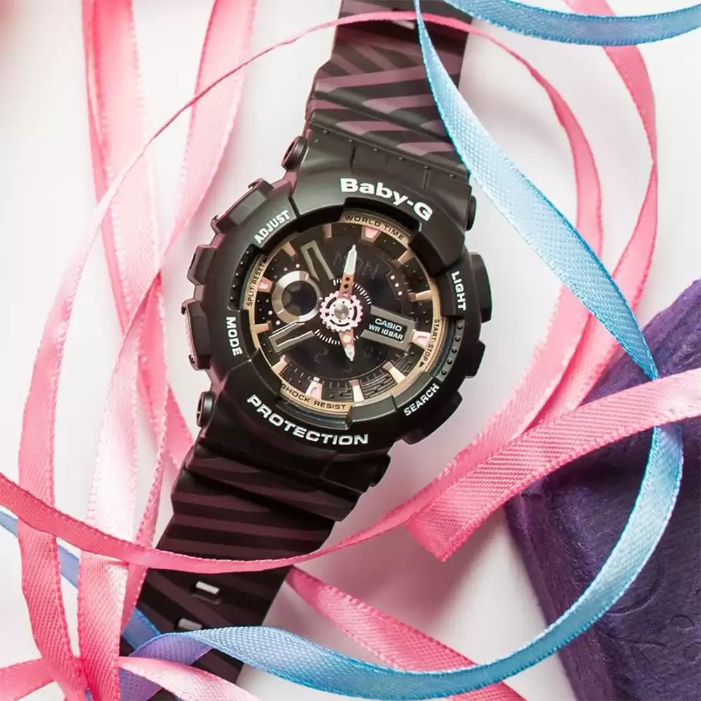 ساعت مچی زنانه کاسیو بیبی جی BABY-G BA-110CH-1A