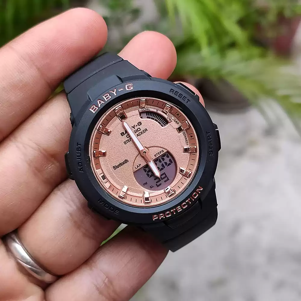 ساعت مچی زنانه هوشمند بی بی جی BABY-G BSA-B100MF-1A