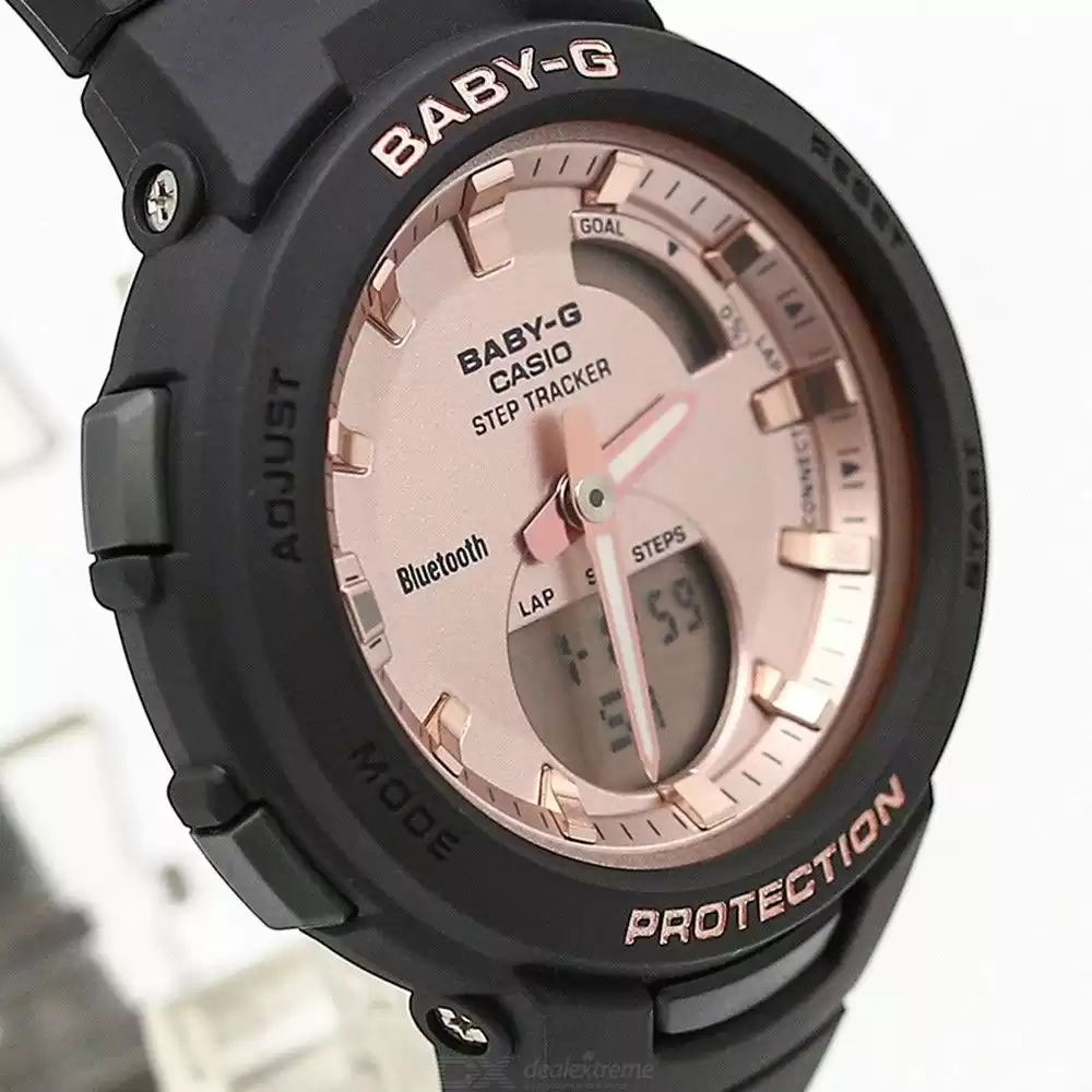 ساعت مچی زنانه هوشمند بی بی جی BABY-G BSA-B100MF-1A
