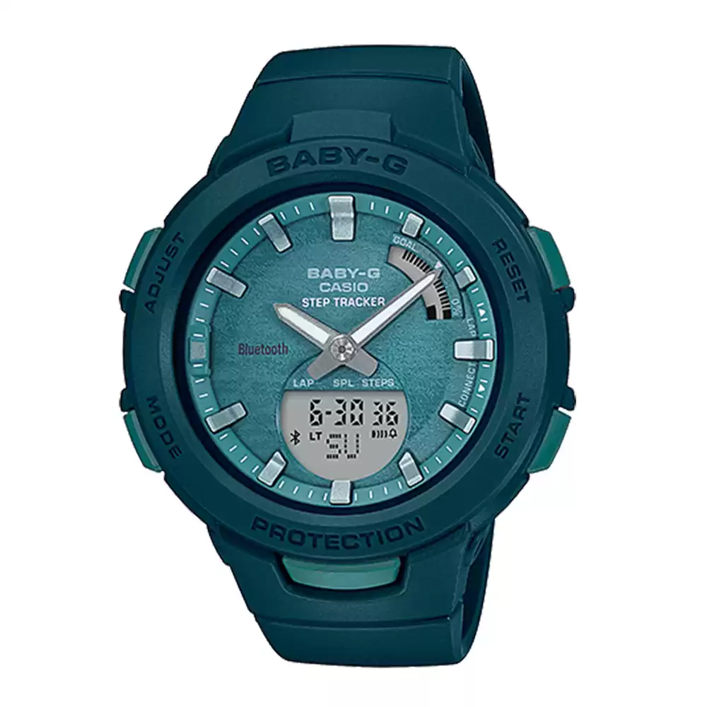 ساعت مچی زنانه هوشمند بی بی جی BABY-G BSA-B100AC-3A