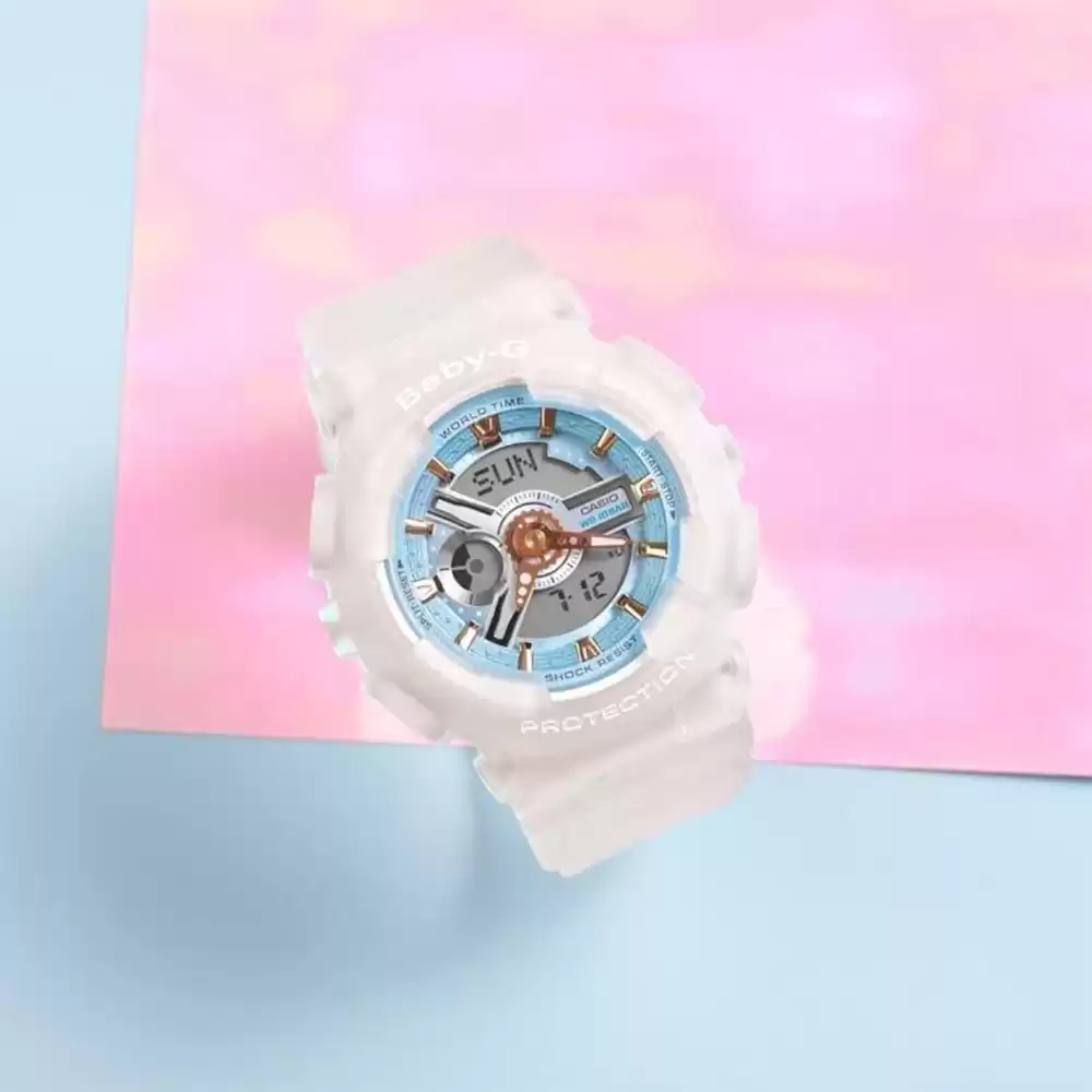 ساعت مچی زنانه بی‌بی‌جی Baby-G BA-110SC-7A