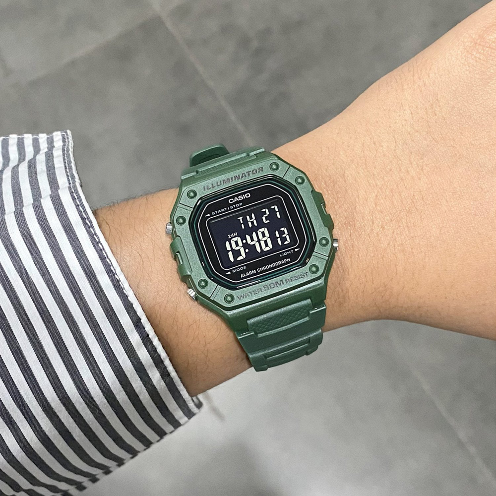 ساعت کاسیو مردانه CASIO W-218H-3B