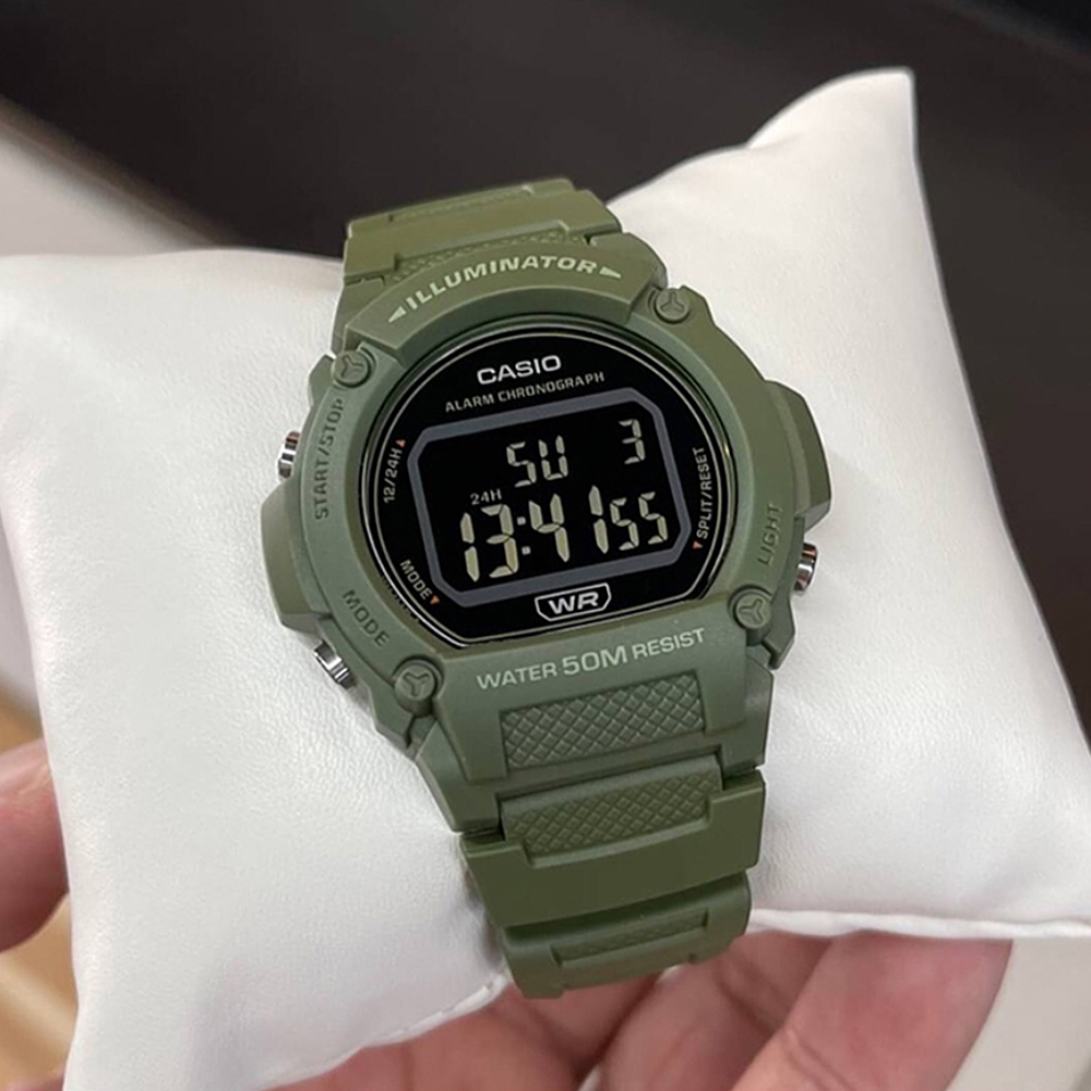 ساعت مچی مردانه کاسیو CASIO W-219HC-3B