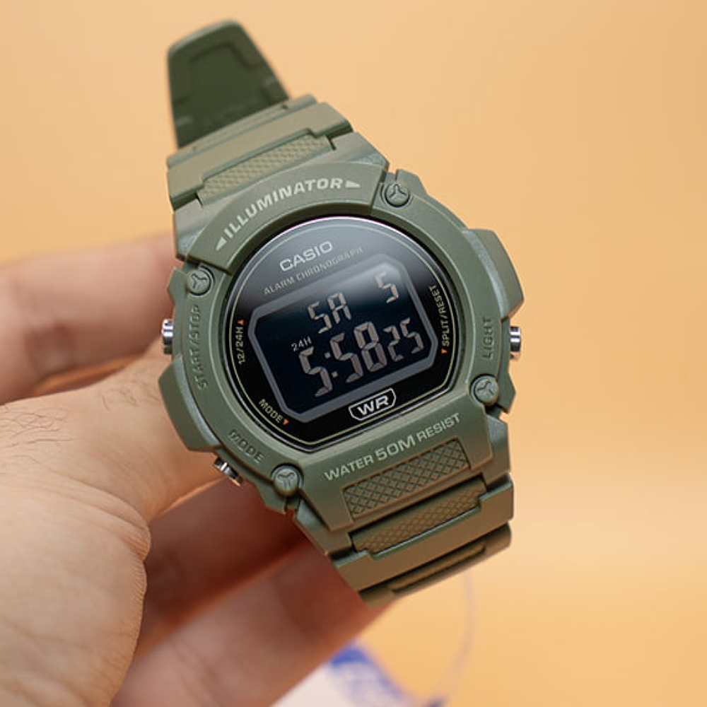 ساعت مچی مردانه کاسیو CASIO W-219HC-3B