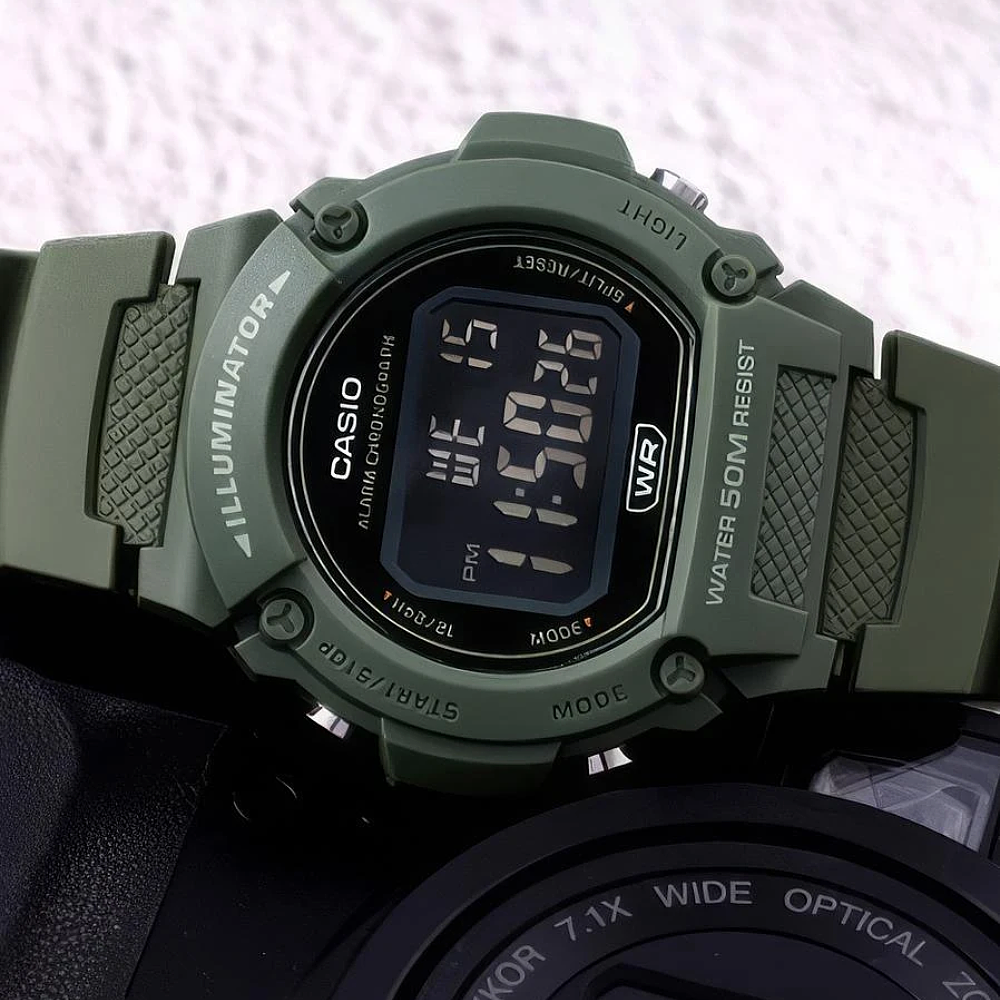 ساعت مچی مردانه کاسیو CASIO W-219HC-3B