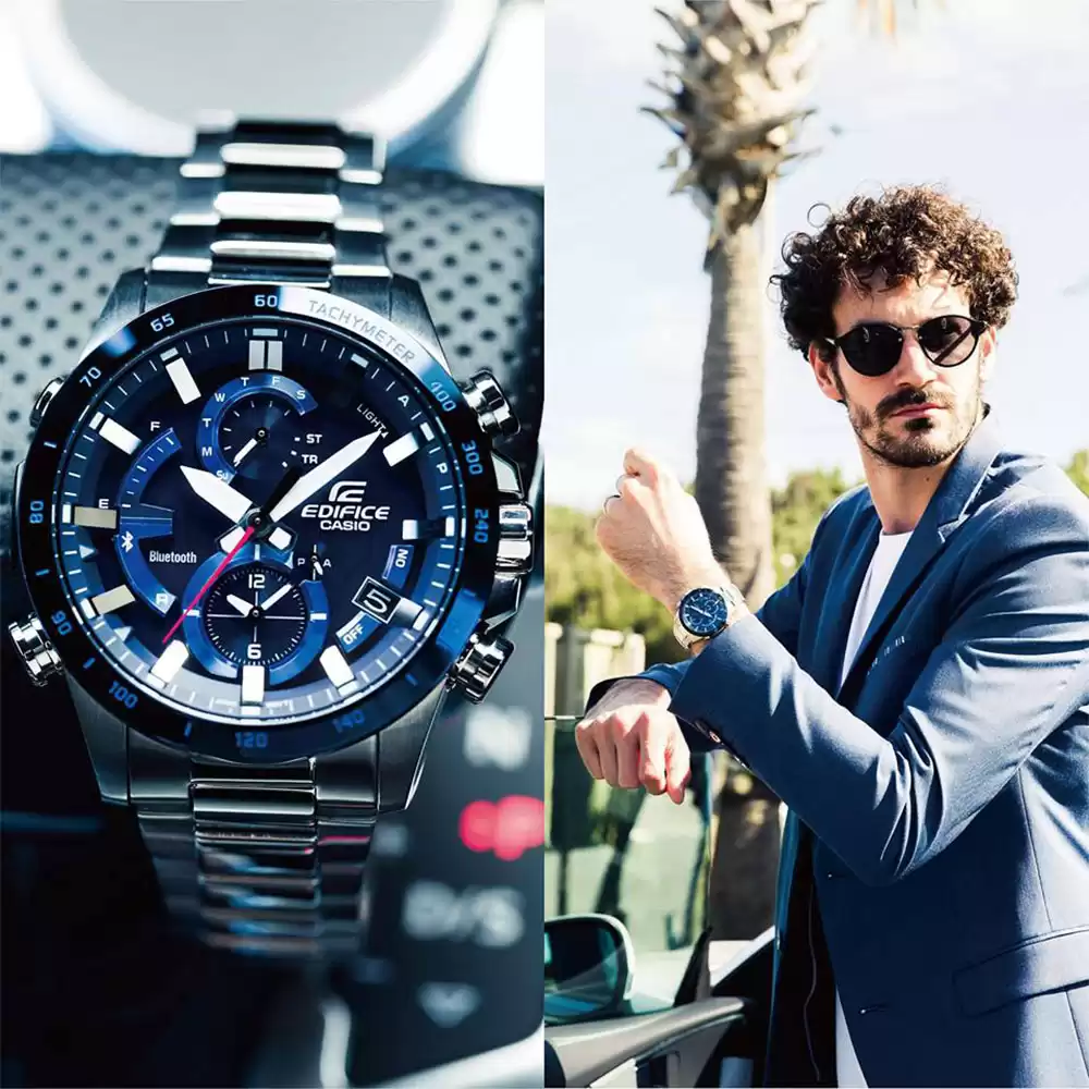 ساعت مچی مردانه ادیفایس EDIFICE EQB-900DB-2A