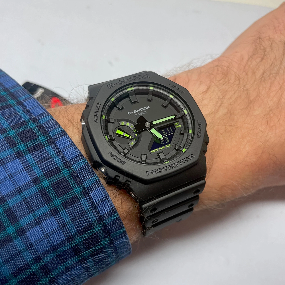 ساعت مچی مردانه جی شاک g-shock GA-2100-1A3