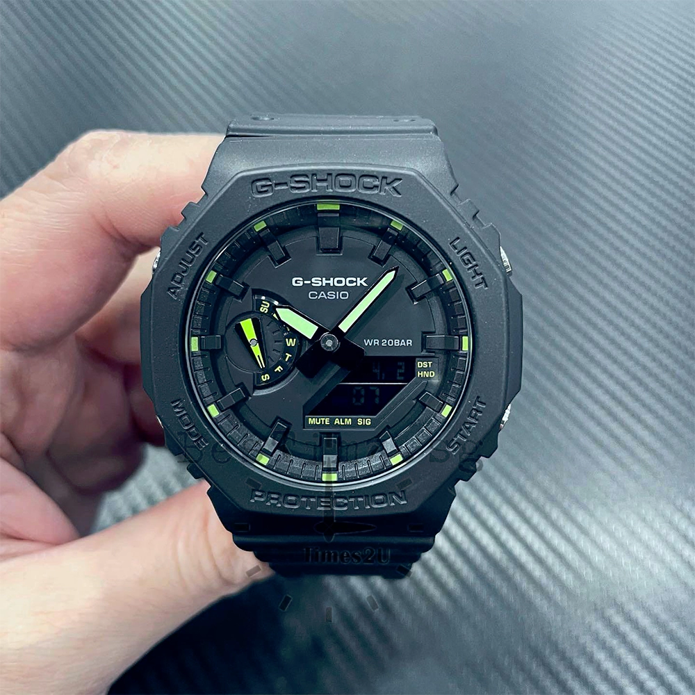 ساعت مچی مردانه جی شاک g-shock GA-2100-1A3
