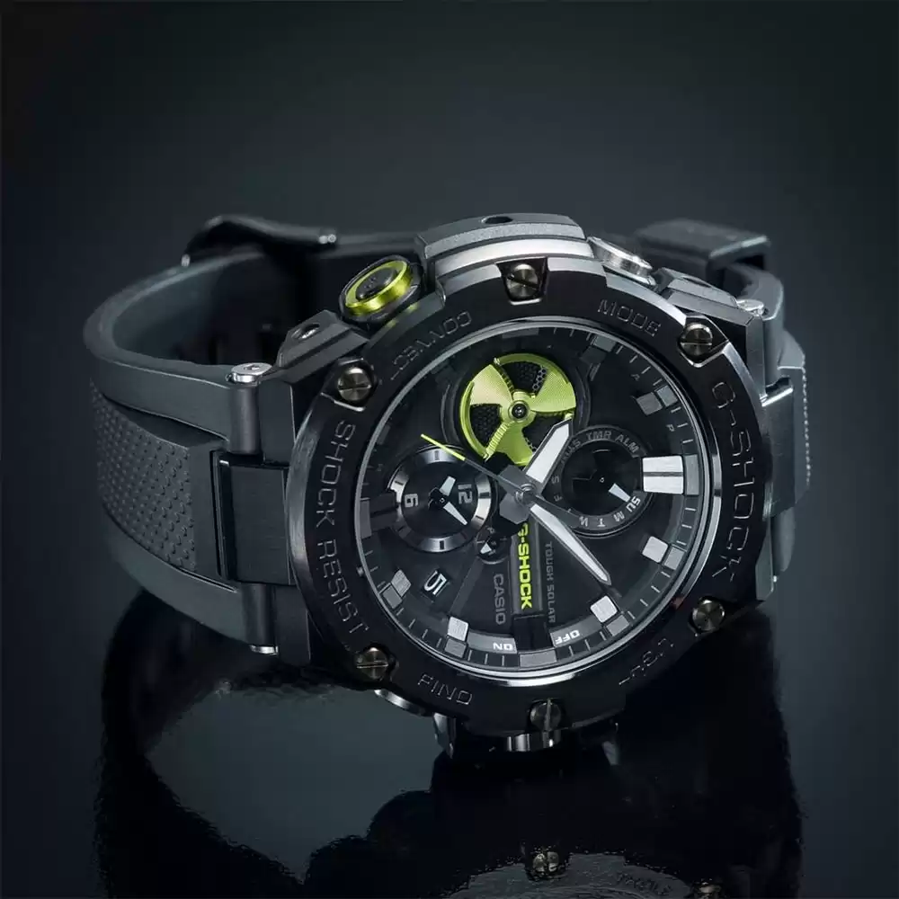 ساعت مچی مردانه هوشمند جی شاک G-SHOCK GST-B100B-1A3