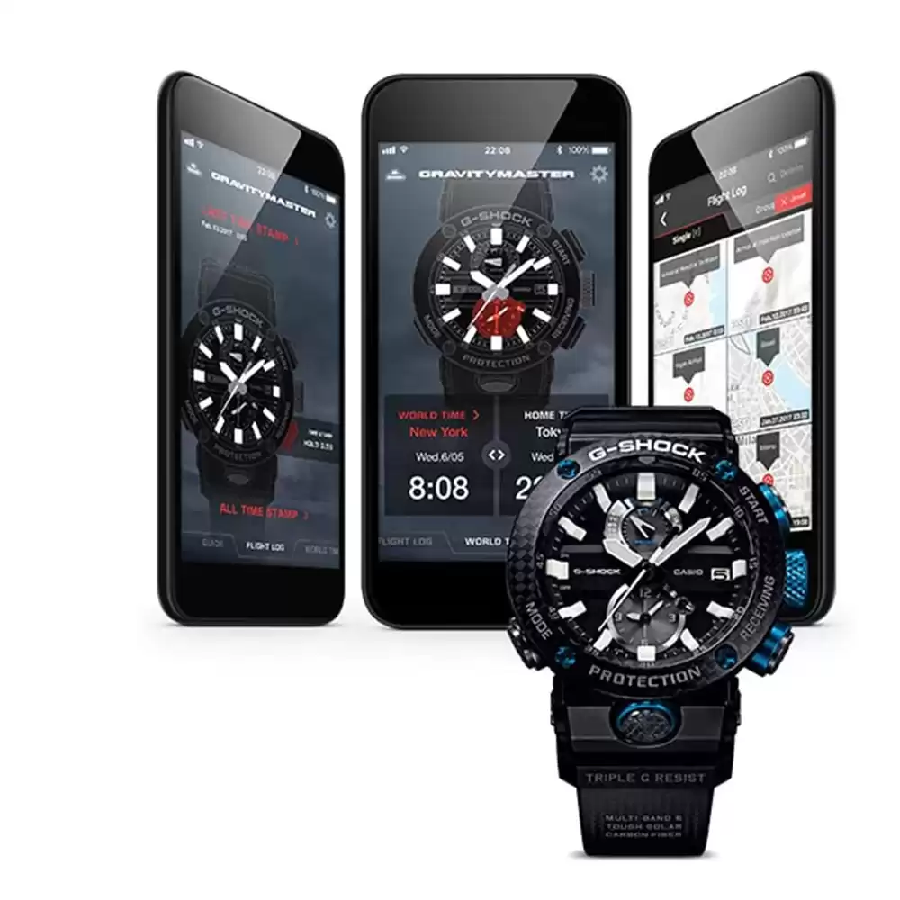 ساعت مچی هوشمند مردانه جی شاک G-SHOCK GWR-B1000-1A1