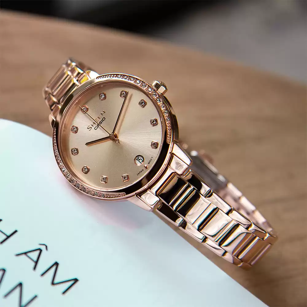 ساعت مچی زنانه کاسیو sheen SHE-4056PG-4A