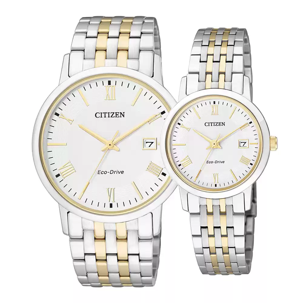 ساعت مچی ست زنانه مردانه سیتی زن BM6774-51A-EW1584-59A