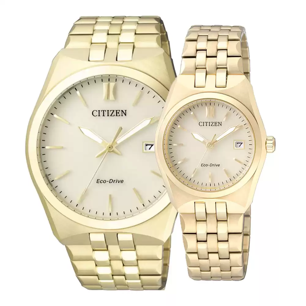 ساعت مچی ست زنانه مردانه سیتی زن BM7332-61P-EW2292-67P